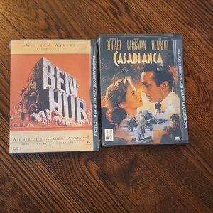 SOLD SOLD Ben-Hur and Casablanca DVD Set NEW SEALED